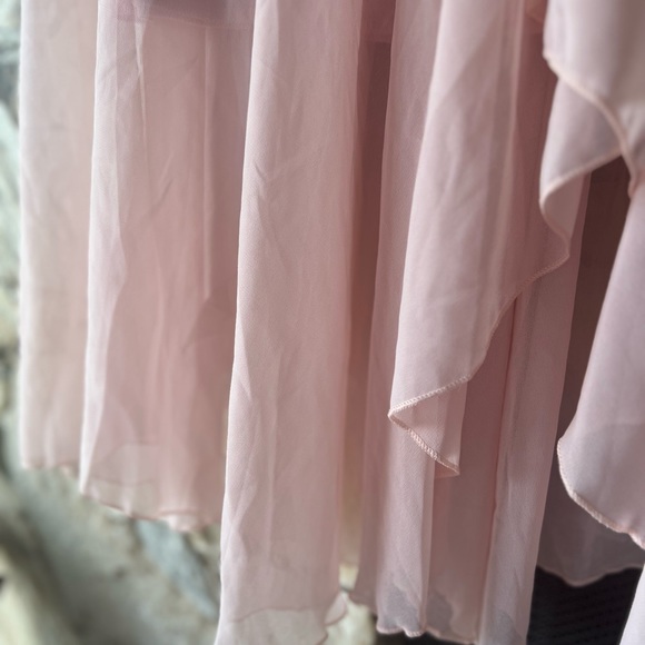 Layered Light Pink Skirt - Picture 3 of 4